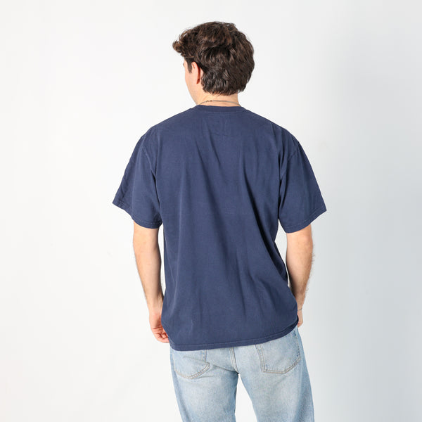 Navy Blue 90s Nike T-Shirt (L)